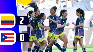 COLOMBIA VS PUERTO RICO EN VIVO ⚽ COPA ORO FEMENINA  REY DEPORTIVO [upl. by Anaitsirhc949]