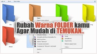 Cara Merubah Warna Folder di Windows Explorer [upl. by Aim149]