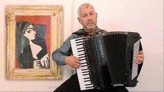 Erik Satie Gnossienne No 3 Classical accordion music Akkordeonmusik fisarmonica acordeon [upl. by Yllrebmik415]