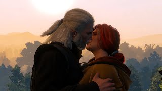 The Witcher 3 Geralt And Triss Complete Romance [upl. by Neahs]