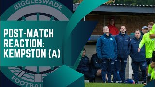 POSTMATCH REACTION  Kempston Rovers 13 Biggleswade FC  51124 [upl. by Omik306]