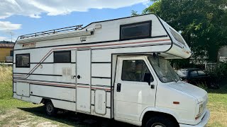 CAMPER VINTAGE 1984 BEST TRAIL FIAT DUCATO 25D [upl. by Repohtsirhc]