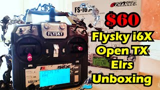 60 Budget Open TX ExpressLRS Radio Unboxing  Flysky FS I6X [upl. by Ariaec926]