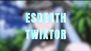 anime clip animetwixtorclips Esdeath Twixtor Clips 1080p  Akame ga kill [upl. by Tavish]