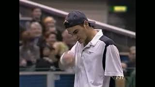 Kafelnikov v Federer  Rotterdam 1999 QF Highlights [upl. by Senior]