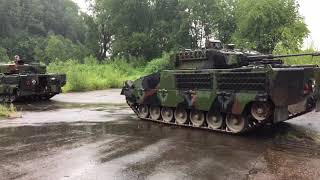 Bundesheer trainiert mit Schützenpanzern in Götzis [upl. by Ahse]