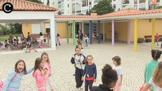 Obras na Escola Básica de Carcavelos [upl. by Sihunn]