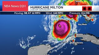 TRACKING HURRICANE MILTON LIVE  MILTON Path Update [upl. by Lotsirb]