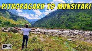 Pithoragarh To Munsiyari Via Jauljibi Madkot  Pithoragarh To Munsiyari By Car  Vikram Xplorer [upl. by Winfrid]