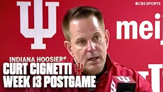 Curt Cignetti joins the media following Indianas first loss to Ohio State  Press Conference [upl. by Edith]