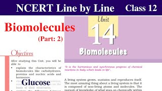 Biomolecules Class 12 Chemistry  Glucose  Structure of glucose  cyclic structure of glucose [upl. by Brendon]