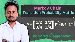 Markov Chain 01 Transition Probability Matrix with Examples  Engineering Mathematics [upl. by Irap455]