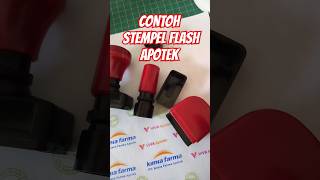 CONTOH STEMPEL FLASH APOTEK  koncocetak stempelapotek stempelflash [upl. by Neom76]