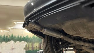 BMW e46 330D 135kw  184hp 635mm straight pipe downpipe Chip  Remap [upl. by Aremahs350]