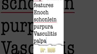 Henoch schonlein purpura HSP  Clinical features [upl. by Ymmat]