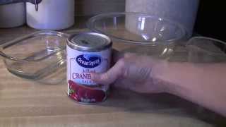 Thanksgiving Food Removing Cranberry Sauce in One Piece [upl. by Inal694]