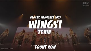 WINGSI TEAM  BEDREX SHOWCASE 2023 59  FRONT ROW [upl. by Elletsirk]