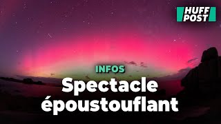 Des aurores boréales incroyables ont encore illuminé le ciel en France [upl. by Demeter]