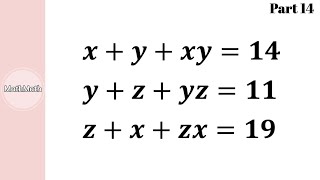 Polynomials  HOW TO Challenging System of Equations Part 14 [upl. by Alyk]