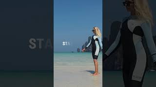 From paddleboarding to kitesurfing in chilling weather surfwear watersports [upl. by Gruchot]