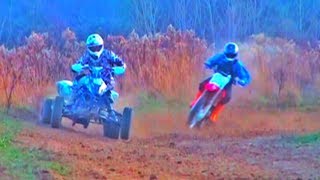 QUAD vs Dirt Bike [upl. by Aramo20]