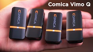 Lapela SEM FIO com 4 MICROFONES para Câmera Celular e PC  Comica Vimo Q [upl. by Leduar]