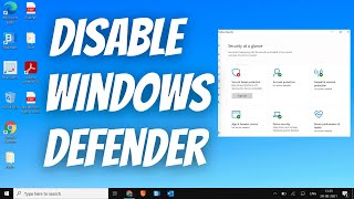 Best Way To Turn Off or Disable Windows Defender in Windows 10 2021 [upl. by Fredette]