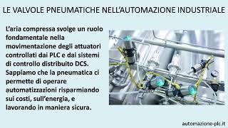 Le valvole pneumatiche nell’automazione industriale PREVIEW CORSO MANUTENTORI [upl. by Anwaf]