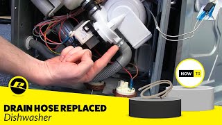 How to Replace the Drain Hose on a Dishwasher [upl. by Esinaej]