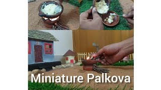 Miniature Palkova ll Milk Powder Palkova ll E4 ll Green House Mini Cooking [upl. by Romano]