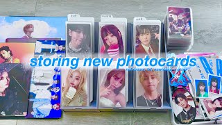 ♡ storing and organizing kpop photocards 9 ♡ nct dream txt newjeans le sserafim ive  more [upl. by Bianka769]