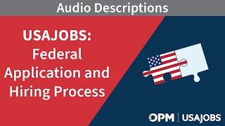 USAJOBS What it means to be Eligible and Qualified Audio Description [upl. by Florian]