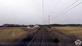 TRAIN DRIVERS VIEW Halden to Oslo [upl. by Pascoe]