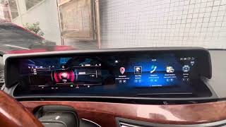 Mercedes S class W221 upgrade W222 123 inch digital instrument cluster 123 inch Android screen [upl. by Antonie]