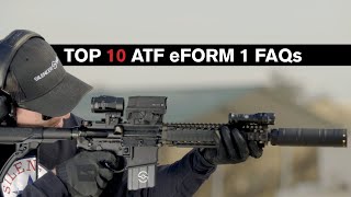 Top 10 ATF Form 1 FAQs Are Pistol Braces Illegal [upl. by Rehc]