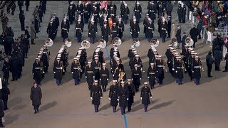 Marines Support the 57th Presidential Inaugural Parade [upl. by Raseda834]