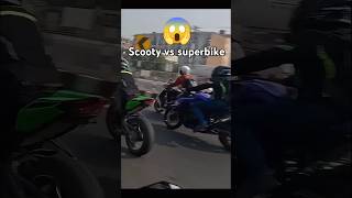 Scotty vs super bike 🛣️🚦 ExploreFYPChallenge Shorts Viral Funny Comedy Laugh [upl. by Clary492]