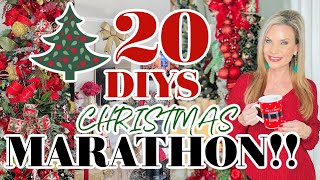 🎄20 DIYS CHRISTMAS MARATHON DECORATING  CRAFTING I Love Christmas ep 23 Olivias Romantic Home DIY [upl. by Jeanette]