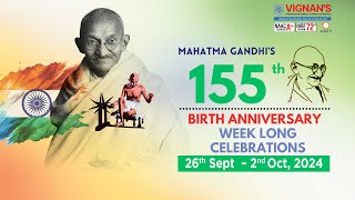 Gandhi Jayanthi Celebration at Vignan [upl. by Carver151]