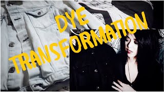 Dyeing Bright Clothes BLACK Thrifty Goth DIY [upl. by Cerys]