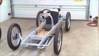 Cyclekart Monocar chassis complete video of details [upl. by Odlamur676]