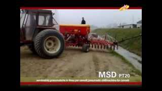 MSD PT20 seminatrice in linea per cereali trainata [upl. by Davine434]