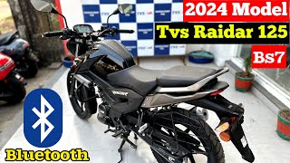 2024 Model Tvs Raider 125 Smart X Connect Review  Price  Mileage  Feature  Tvs Raider 125 [upl. by Eustazio]