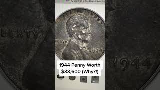 THE 33000 PENNY FROM 1944 VALUABLE PENNY WORTH MONEY [upl. by Htez]