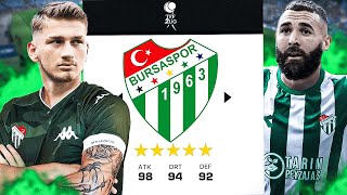 BURSASPORU KURTARIYORUZ  EA FC 24 BURSASPOR REBUİLD [upl. by Nilak]