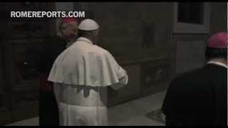 Pope Francis receives keys to Papal Apartments [upl. by Demakis]