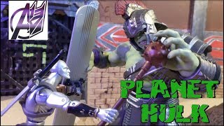 Planet Hulk Hulk vs Thor Stop Motion Film [upl. by Kanter]