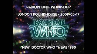 New Doctor Who Theme  Radiophonic Workshop Live  London Roundhouse 2009 [upl. by Iru]