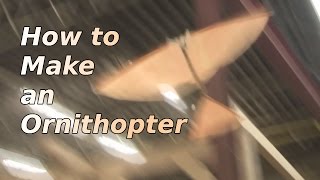 How to Make an Ornithopter Rubber band type [upl. by Greta]