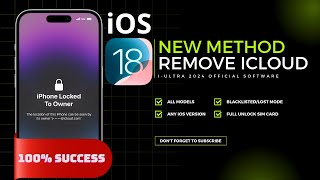 NEW METHOD FOR IOS 18 REMOVE The Activation Lock on iPhone Locked To Owner  Removal Apple Account [upl. by Roose188]